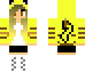 pickachu girl with long hair