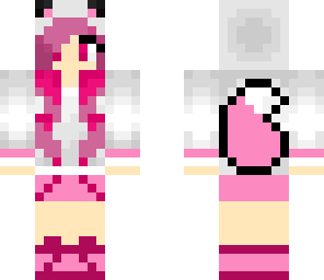 pink fox girl