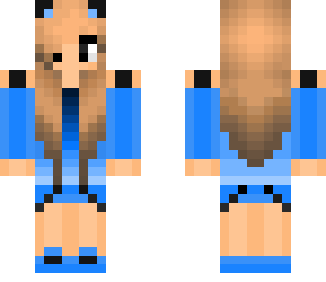 blue girl