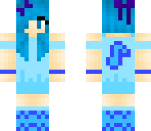 blue girl