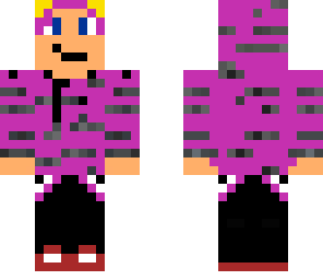 purple tiger boy