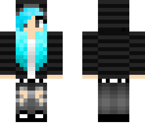 blue scene girl