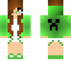 green creeper youtuber girl