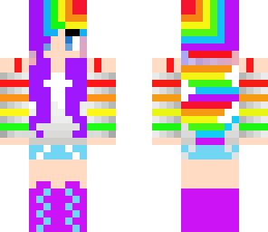 rainbow girl