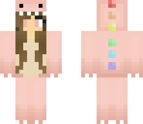 pink pastel dino