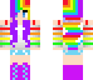 rainbow girl