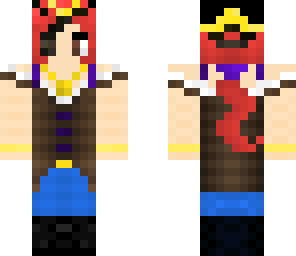 pirate girl with hat and eyepatch