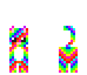 rainbow kitten