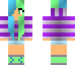 blue green and purple