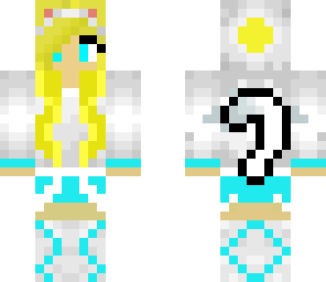 cat girl white