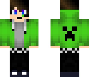 green creeper boy gamer