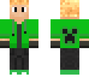 green hoodie boy
