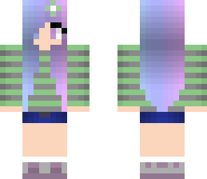 girl with green sweater
