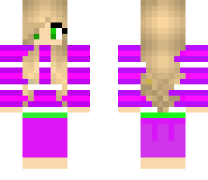purple and with girl