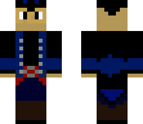 connor kenway black and blue jacket with hood