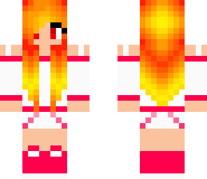 cute fire girl