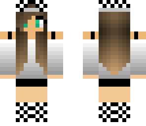 edited checkered girl skin
