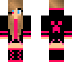 edited creeper skin with mic