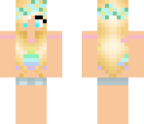 rainbow summer girl