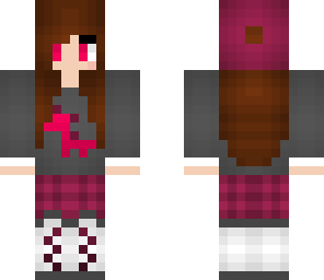maroon dino girl