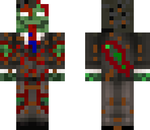 edited zombie in a suit