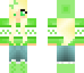 green sweater girl