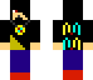 minecraftman with mah amulet