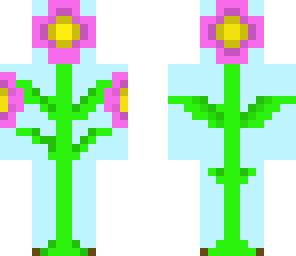 pink flower body