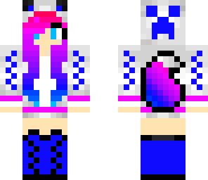 blue wolf girl