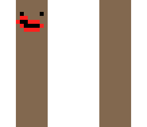 poop with too much lipstick