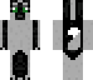 black and grey wolf