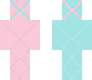 pink and blue
