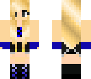 blue woman