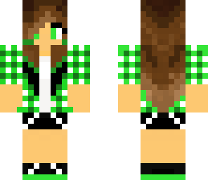 green cool girl