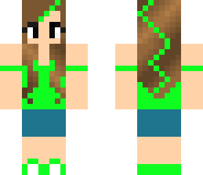 neon highlights girl