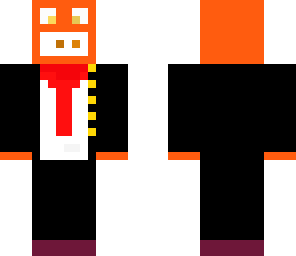 mad orange cow