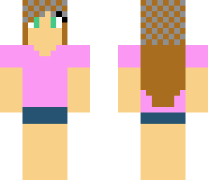 girl with chain helmet
