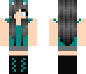 amy lee's skin in turquoise and gray