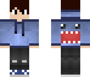 blue boy with domo