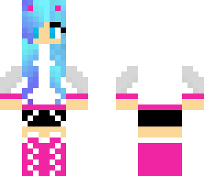 blue hair girl