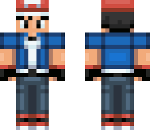 ash avec la casquette en 3d