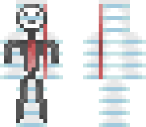 stick figure with tie
