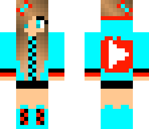 light blue youtube grl with hoodie