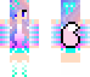 pastel wolf girl