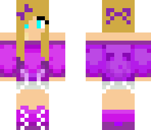 purple slime girl