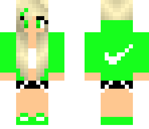 green nike girl