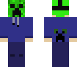blue man