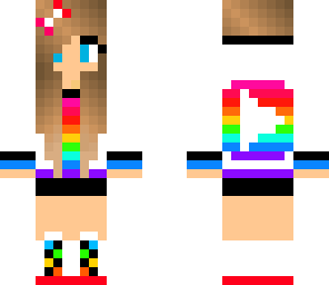 rainbow youtube girl