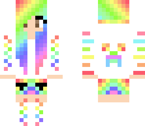 rainbow girl