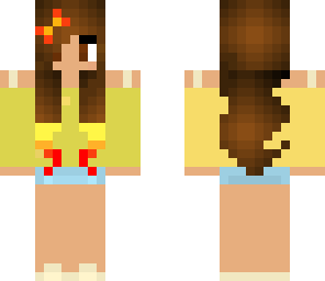 updated cute girl with fire high lights